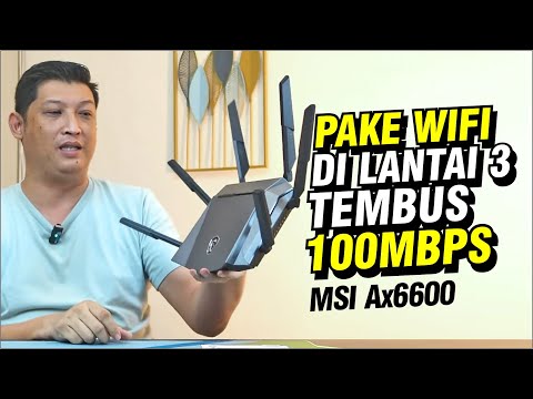 @413 ROUTER SADIS, 3 lantai tembus FULL BAR | Ft MSI AX6600 wifi 6