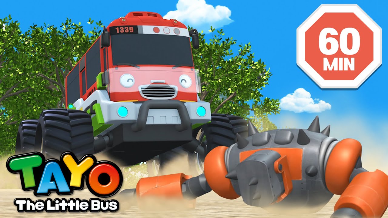 Tayo English Episode | Super Wheel Gani beat the Villain