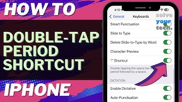 iOS 17: How to Enable the Double Tap Period Shortcut on iPhone