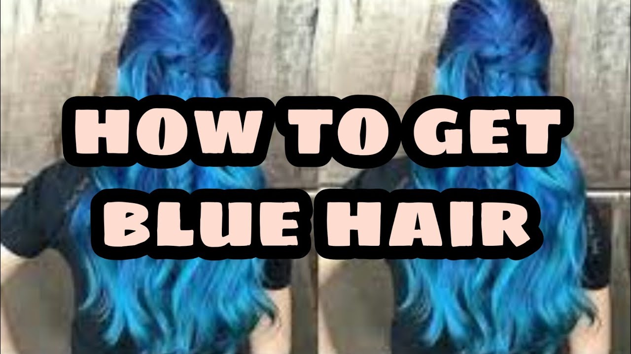  TUTORIAL CARA MEWARNAI RAMBUT  WARNA  BIRU  CUMA SATU 