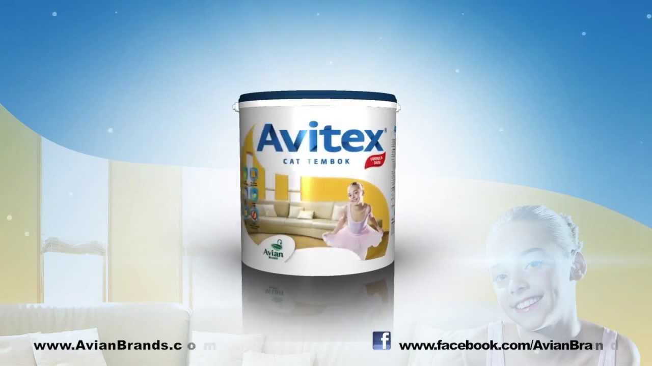 Video Tutorial Avitex  Cat  Tembok YouTube