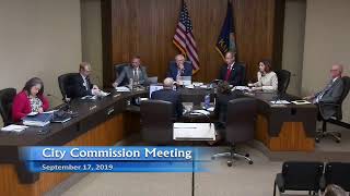 September 17, 2019 City Commission Meeting