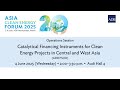 Operations Session: Catalytical Financing Instruments for Clean Energy Projects