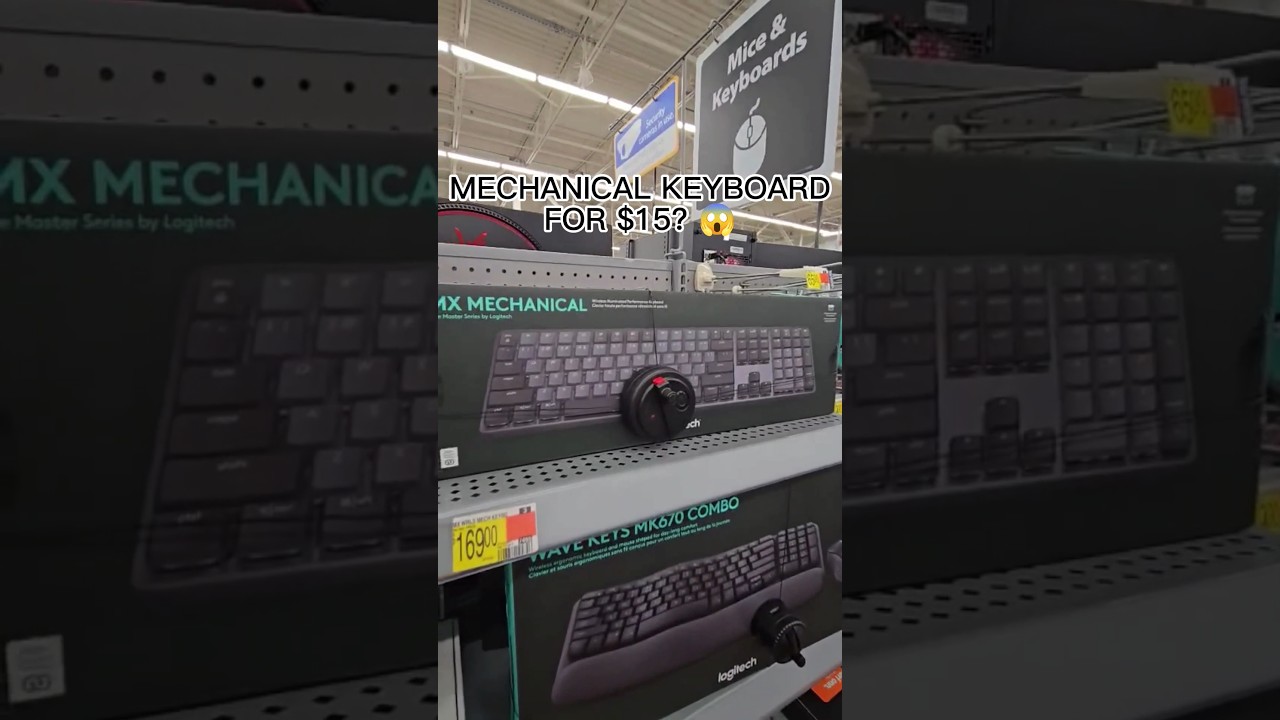 LOGITECH KEYBOARD FOR $15! 😱 