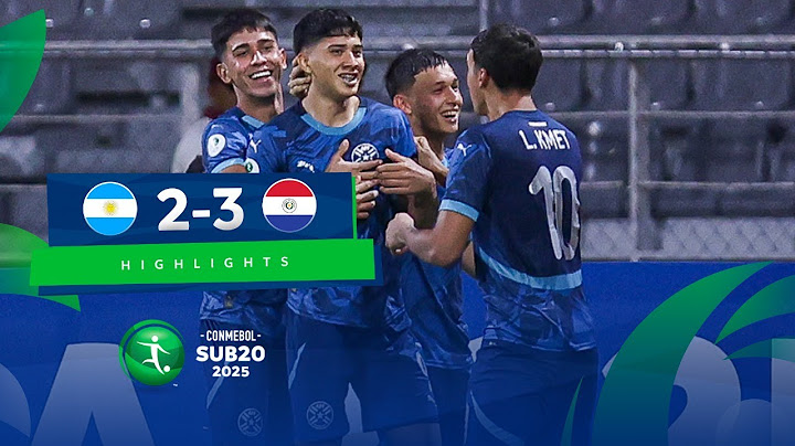 ARGENTINA vs. PARAGUAY [2-3] | RESUMEN | CONMEBOL SUB20 | FASE DE GRUPOS