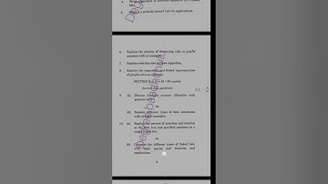 Bsc computer science 3rd sem Data structure using c question paper 2024