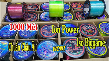 Cước Câu Ion Power Iso Biggame 1000 Mét Chính Hãng Chuẩn Châu Âu