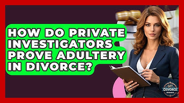 How Do Private Investigators Prove Adultery In Divorce? - Get Divorce Answers