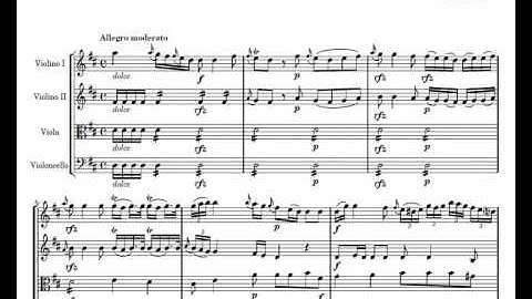 Boccherini - String Quartet Op 2 No 3 / G 161 - 1. Allegro moderato - Piano Transcription [tbpt123]