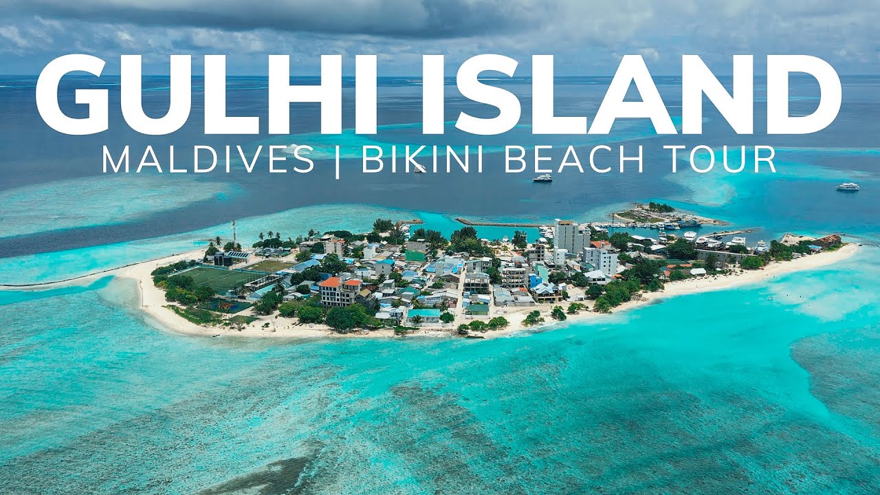 GULHI ISLAND MALDIVES BIKINI BEACH TOUR