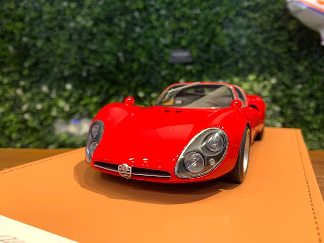 1/18 DMH Alfa Romeo Tipo 33 Stradale Rosso Corsa - YouTube