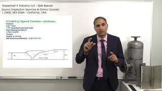 Taper Transition on ASME VIII Div 1 for Dissimilar Wall Thickness - API 510 API SIFE Exam questions