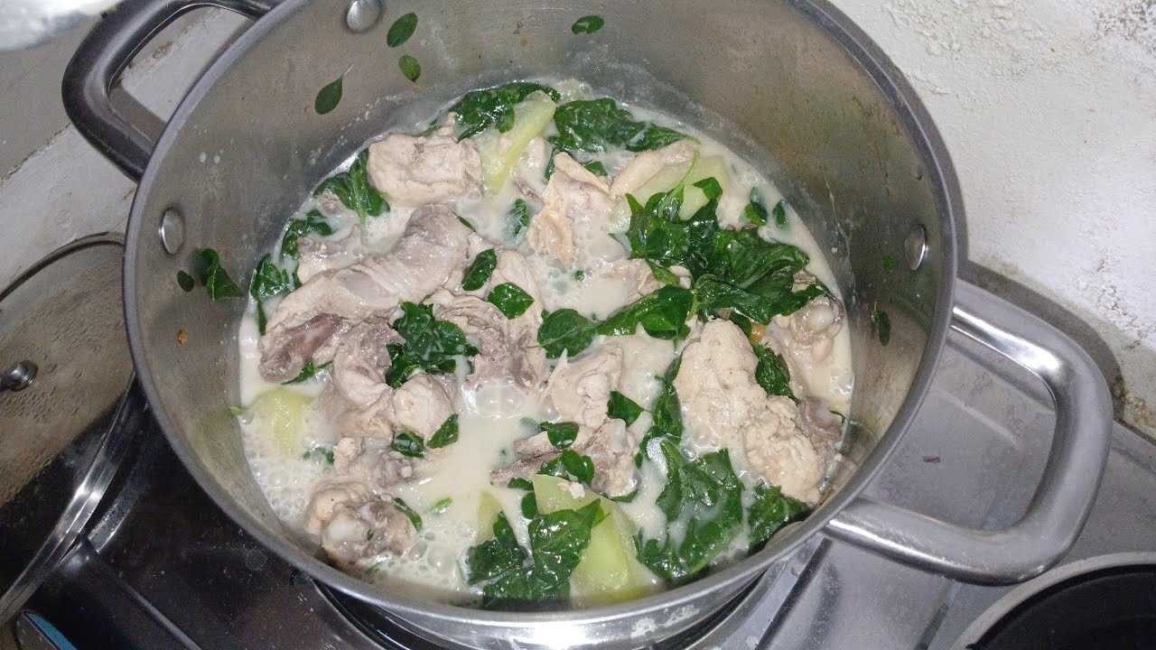 Simple Ginataang Manok 