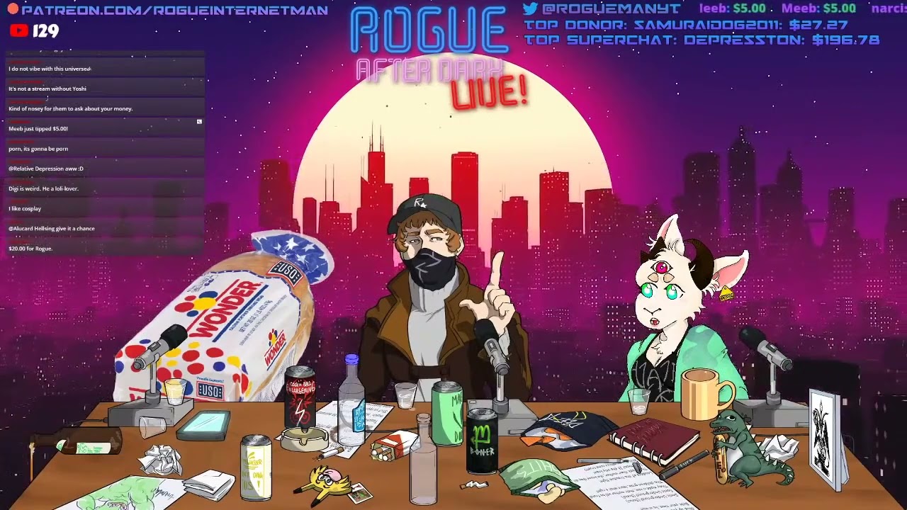 Rogue After Dark #54  Murrlogic 2 The Wheat Files Wonderbread Guy (archive)