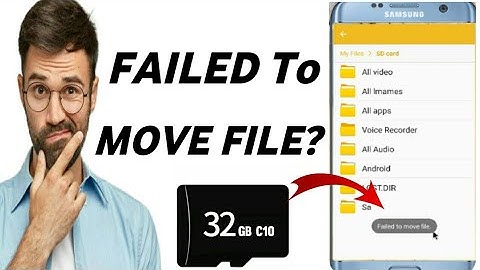 How Solve Failed To Move  File 2021||sd card failed to move file| failed to move file #viral