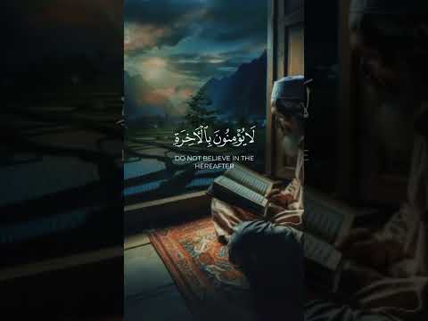 وإذا قرأت القرآن جعلنا بينك وبين الذين لا يؤمنون بالاخرة حجابا مستورا Quranrecitation قران كريم