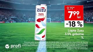 Profi Da Startul Campionatului Ofertelor Acum Ai Lapte Zuzu 3.5% Grăsime 1L La Un Pret Special.