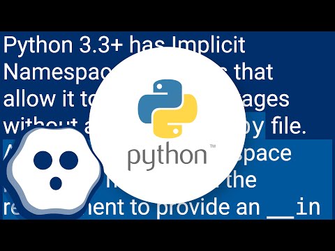 Is __init__.py not required for packages in Python 3.3+
