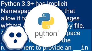 Is __init__.py not required for packages in Python 3.3+