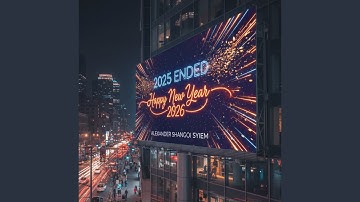 2025 Ended Happy New Year 2026