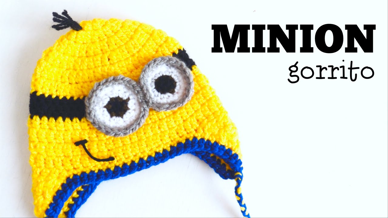 Gorro de Minion a Crochet - TODAS LAS TALLAS - Parte 1 