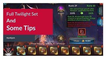 Legacy Of Discord - Getting Full Twilight set and some Tips - EST 66 - Apollyon