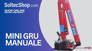 Manual mini crane by Soltecshop