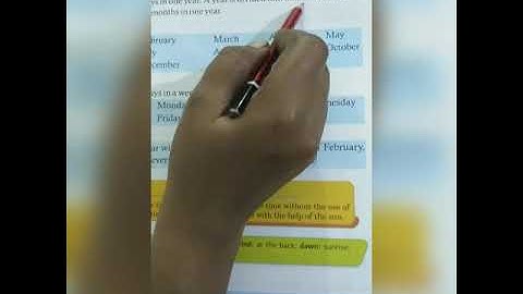 Std:2 E. V. S.  Ch-9 Directions and Time.