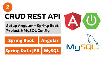 Backend & Frontend Setup + MySQL Config | Part 2 | CRUD Operations in Spring Boot, Angular, MySQL