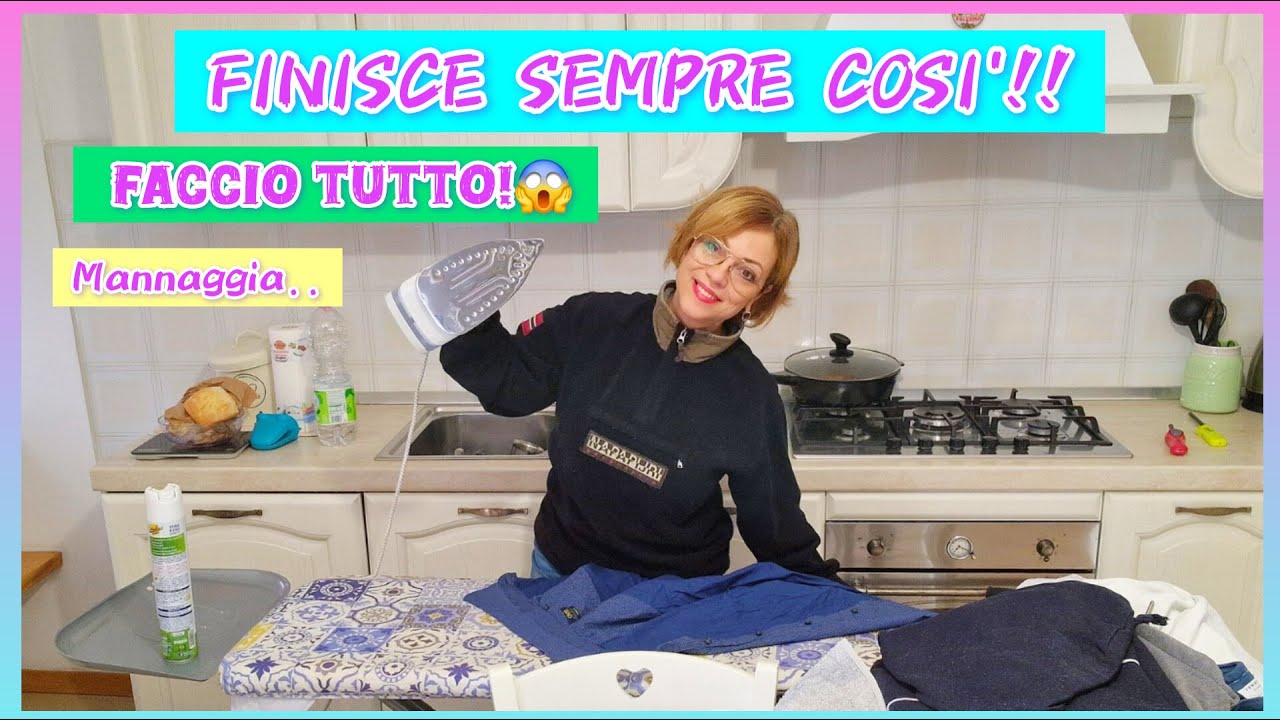 PULIZIE DI TUTTACASA/stiro/PULIZIA camera bagno sala cameretta lavatrici cucina😱