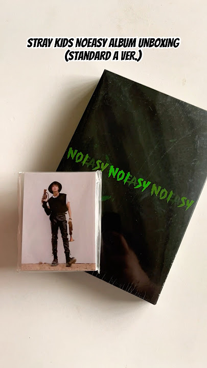 Stray Kids NOEASY album unboxing - Standard A version #straykids #stay #noeasy