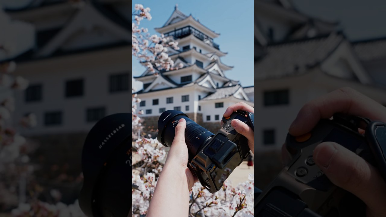 Hasselblad X2D 100C: Capturing Fukuyama Castle in Bloom