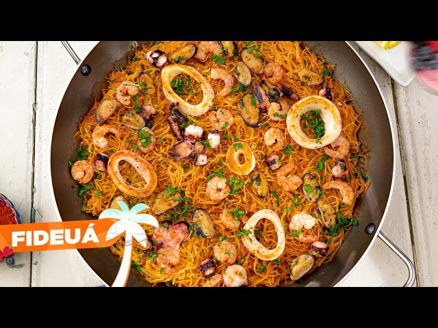 Venga! - Pouco conhecido aqui no Brasil, o Fideuá é um prato espanhol muito  parecido com a paella, e que leva, no lugar do arroz, uma massa especial.  Toda quarta feira, no