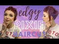 Edgy Pixie Short Transformation Haircut