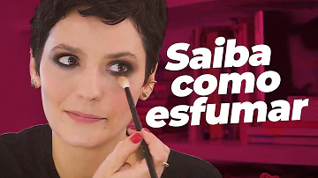 Como usar lápis de olho e esfumar?