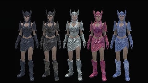 PS4/5 SkyrimSE/AE "Recolored Replica Part 2" (Version 4)