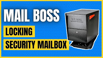 Mail Boss 7206 Package Master Curbside Locking Security Mailbox