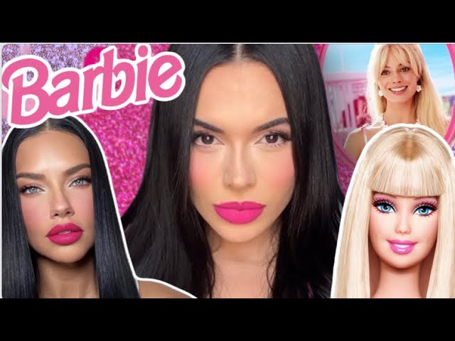 MAQUIAGEM DA BARBIE PRA IR ASSISTIR A BARBIE DE BARBIE - Barbie Bachini 