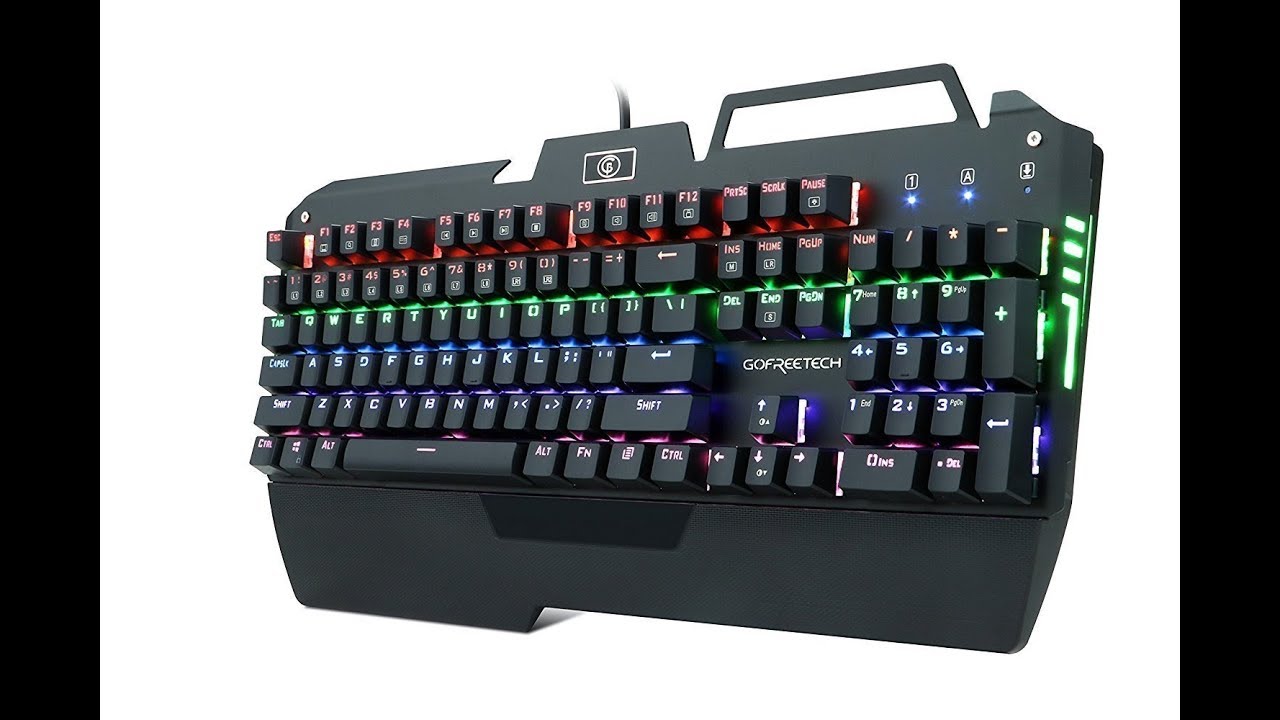 KrBn Mechanical Keyboard PC Gaming Muticolor Full Size Backlit YouTube