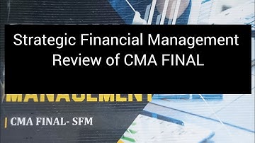 Honest Review of SFM|| CMA FINAL - Gyan Sagar Classes- Shivam Gupta Sir