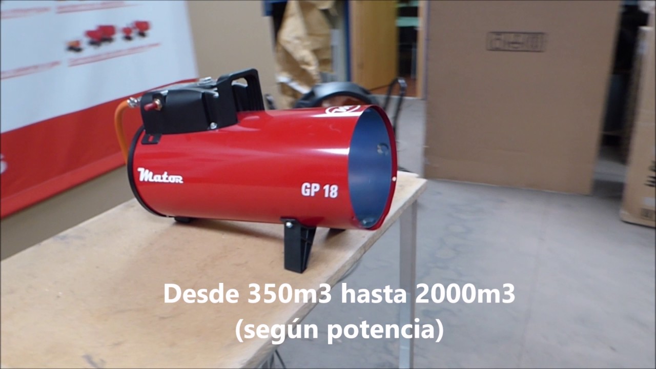 Generador de Aire Caliente, Turbo Calefactor Industrial, DC 40