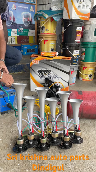 ❤️‍🔥Roots 6pipe horn💥 #compressor with tank for oil brake vehicles Dm 9585212690 #rootshorn