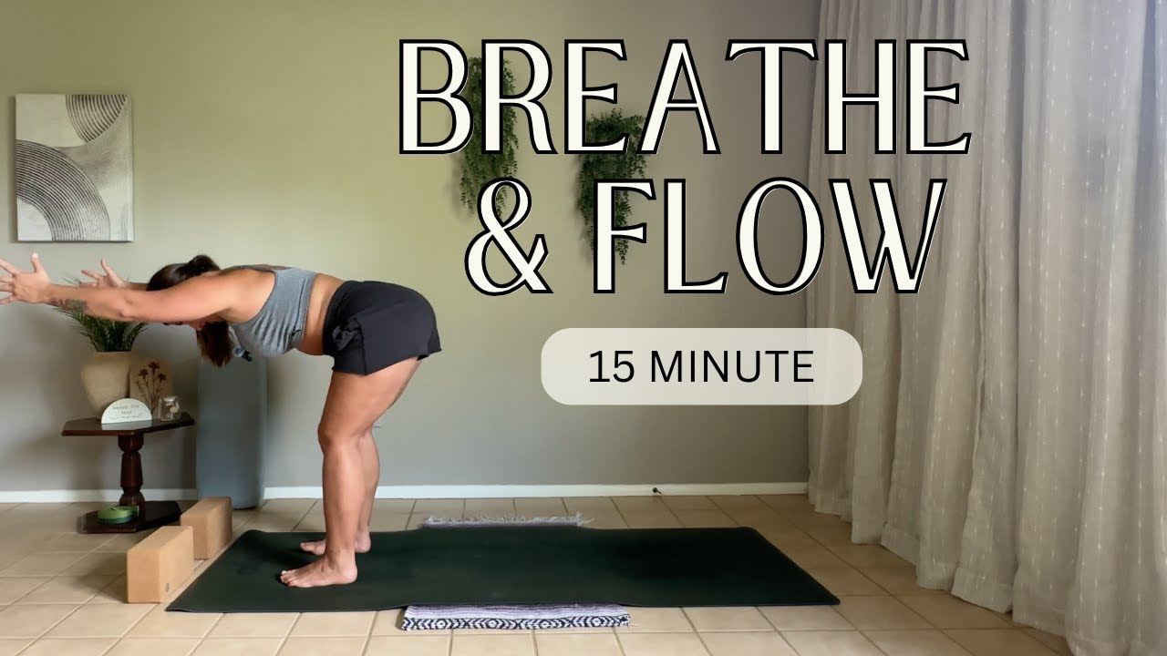 Energizing 15 Minute Yoga Flow to Start Your Day Strong - YouTube