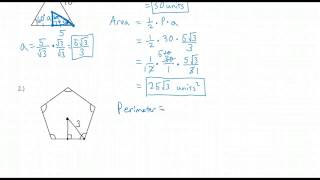 11.4 Areas of Regular Polygons