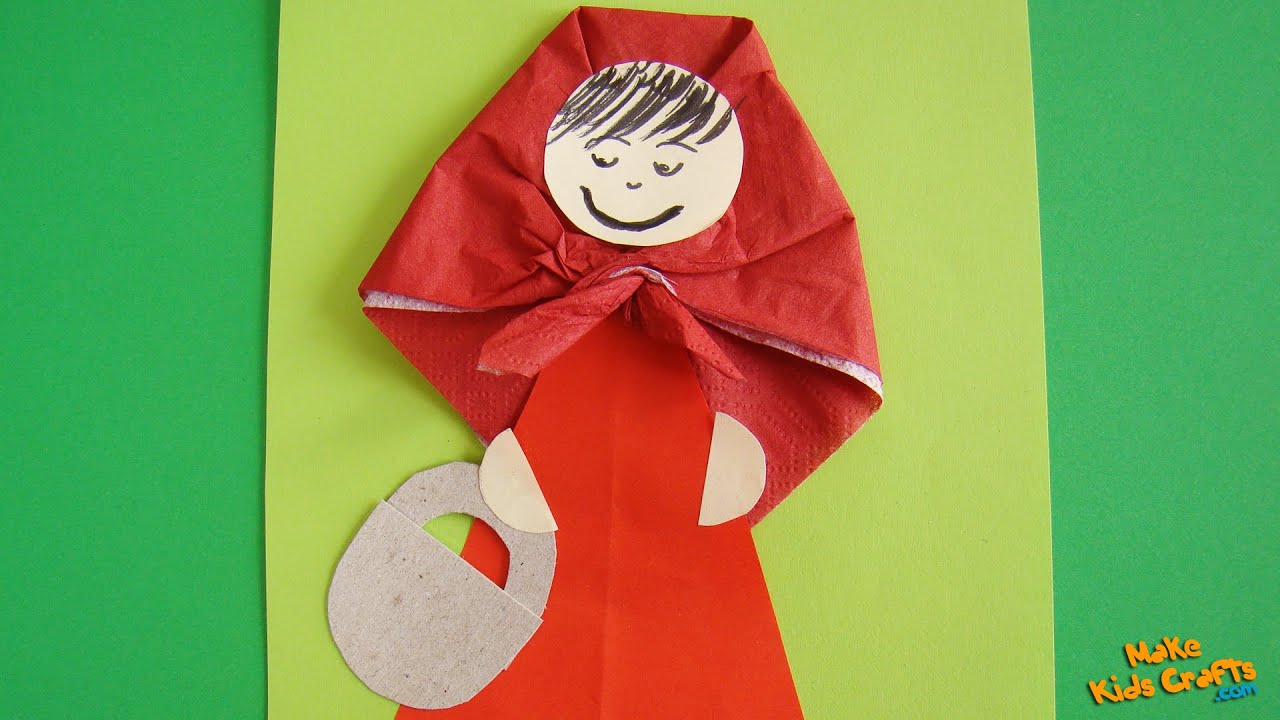 Little Red Riding Hood Crafts • In the Bag Kids' Crafts