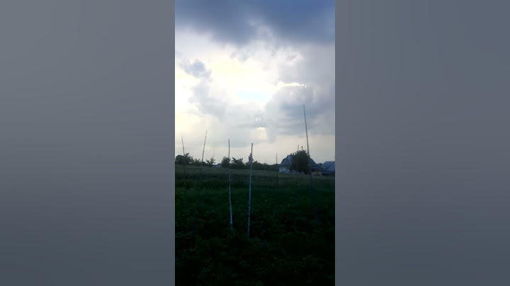 Гроза в уторопах 04/06/2018