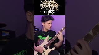 CATTLE DECAPITATION in 1999 vs. 2023 #metal #guitar #shorts