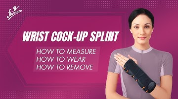 Wrist Cock-up Splint | Flamingo | How to wear
