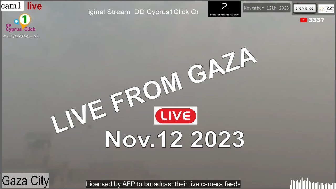 GAZA LIVE : Palestine,GAZA | Multi-cams | Stream #84 - YouTube