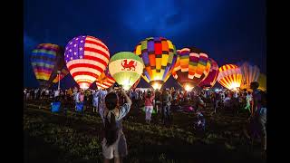 New Jersey Festival Of Ballooning Hot Air Balloon Glow Wave 2021-07-24